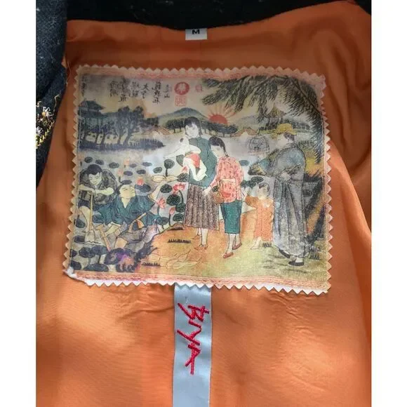 NEW Johnny Was Biya embroidered Paisley LONG JACKET COAT sz M - Picture 3 of 13